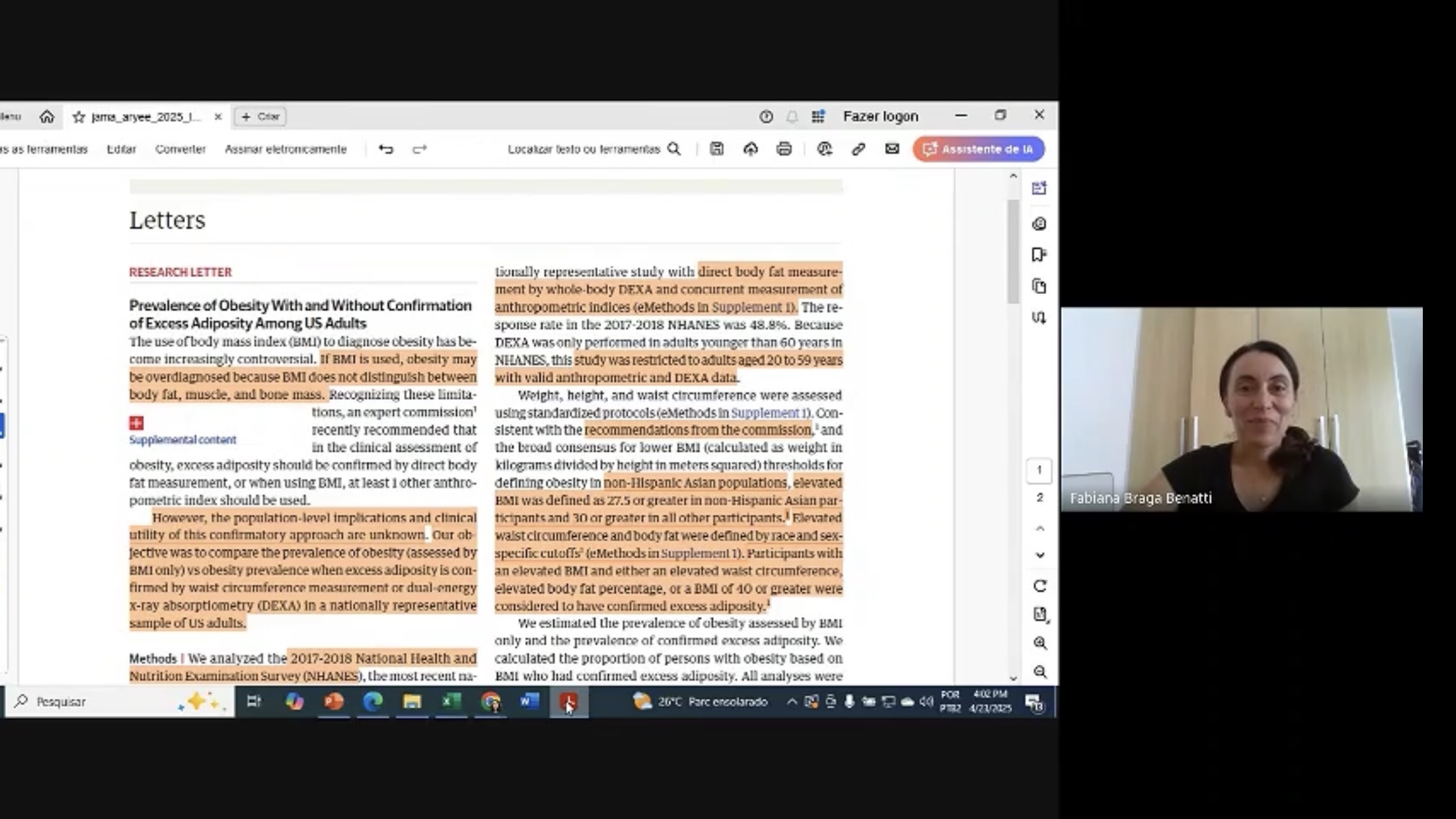 Curadoria CCAFE — discussão de artigo